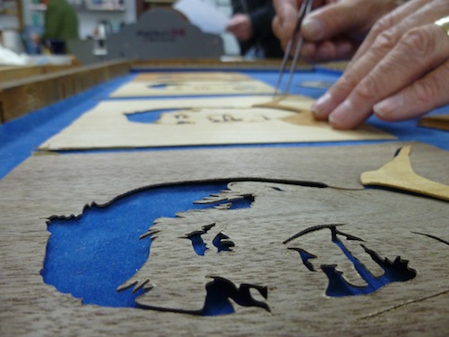 Detail Face Marquetry 500